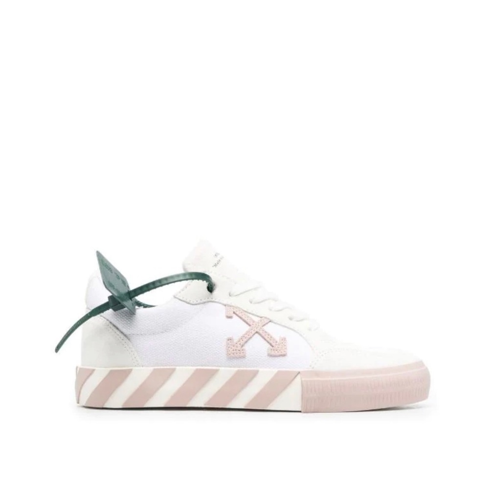 OFF-WHITE Vulcanized Low-Top Sneakers Baby Pink